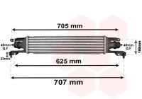 Intercooler, charger 37004421 International Radiators