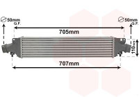 Intercooler, charger 37004422 International Radiators