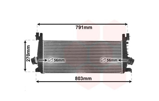 Intercooler, charger 37004549 International Radiators, Image 2
