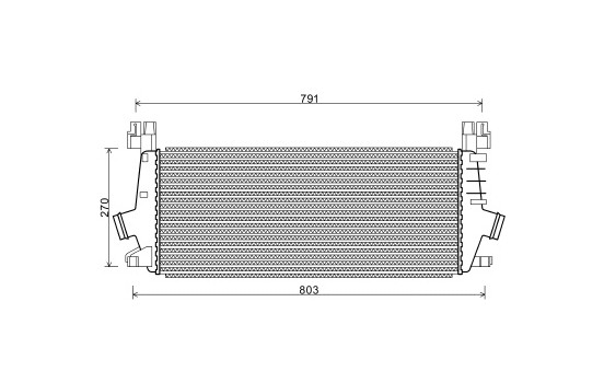 Intercooler, charger 37004549 International Radiators