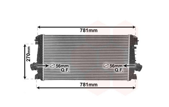Intercooler, charger 37004550 International Radiators