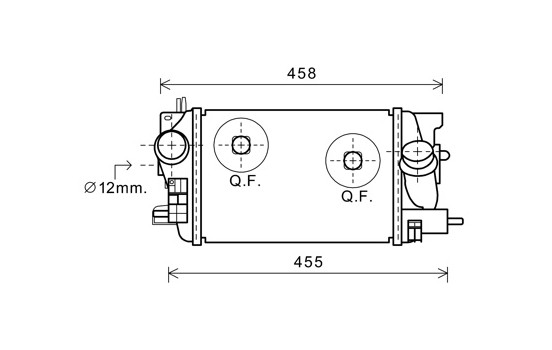 Intercooler, charger 37004575 International Radiators, Image 2