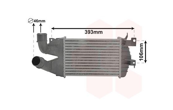 Intercooler, charger 37004584 International Radiators