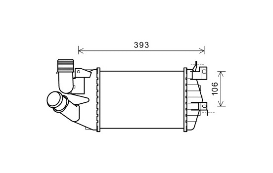 Intercooler, charger 37004584 International Radiators, Image 2