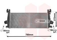 Intercooler, charger 37004648 International Radiators