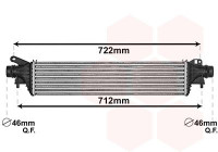 Intercooler, charger 37004661 International Radiators