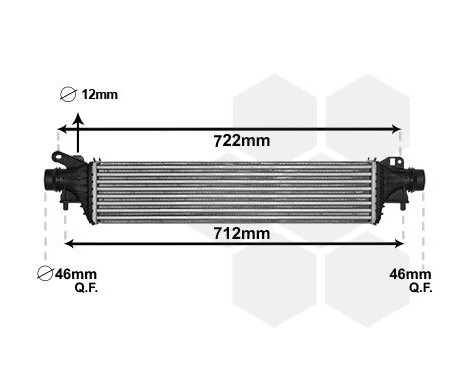Intercooler, charger 37004663 International Radiators