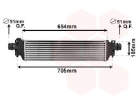 Intercooler, charger 37004664 International Radiators