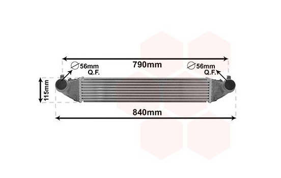 Intercooler, charger 37014704 International Radiators