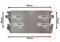 Intercooler, charger 37014706 International Radiators