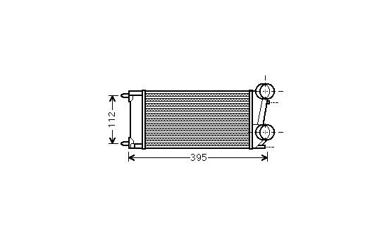Intercooler, charger 40004343 International Radiators