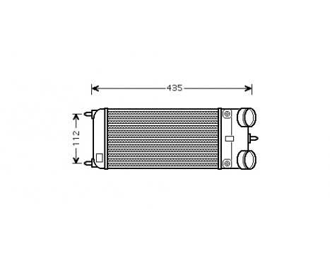 Intercooler, charger 40004353 International Radiators, Image 2