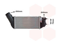 Intercooler, charger 40004360 International Radiators