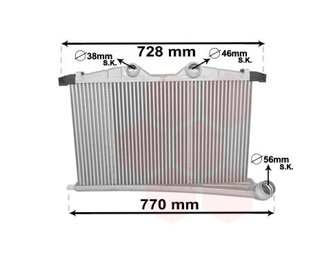 Intercooler, charger 40004363 International Radiators