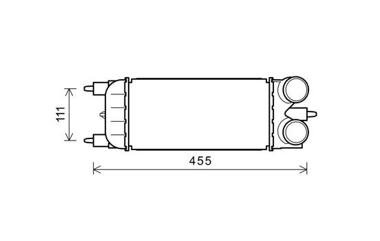 Intercooler, charger 40004365 International Radiators, Image 2