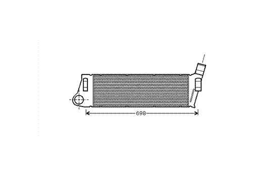 Intercooler, charger 43004316 International Radiators, Image 2