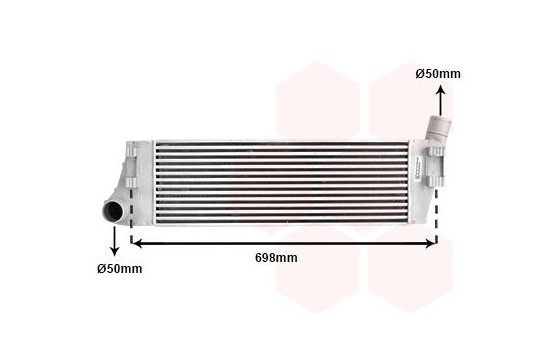 Intercooler, charger 43004316 International Radiators