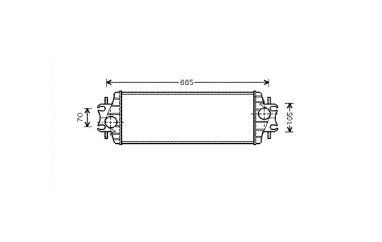 Intercooler, charger 43004328 International Radiators, Image 2