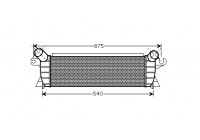 Intercooler, charger 43004351 International Radiators