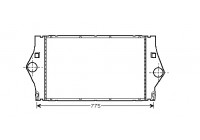 Intercooler, charger 43004363 International Radiators