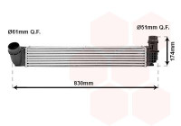 Intercooler, charger 43004411 International Radiators