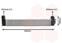 Intercooler, charger 43004412 International Radiators