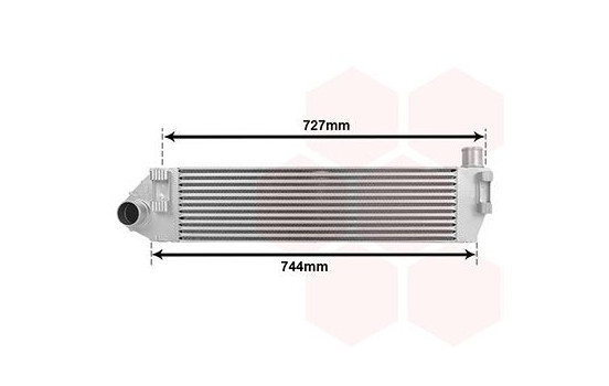 Intercooler, charger 43004482 International Radiators, Image 2