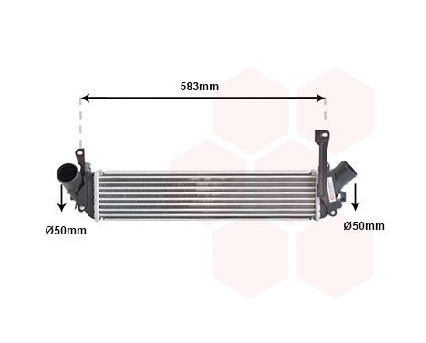 Intercooler, charger 43014705 International Radiators