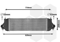 Intercooler, charger 52004134 International Radiators