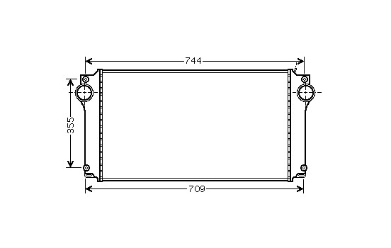 Intercooler, charger 53004362 International Radiators, Image 2