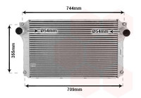 Intercooler, charger 53004362 International Radiators