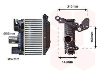 Intercooler, charger 53004365 International Radiators