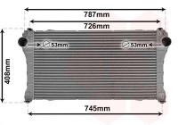 Intercooler, charger 53014701 International Radiators