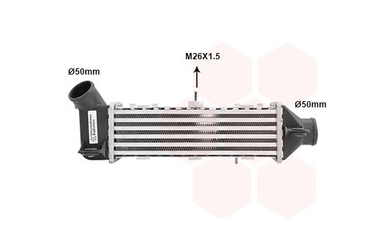 Intercooler, charger 58004136 International Radiators