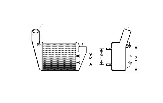 Intercooler, charger 58004222 International Radiators, Image 2
