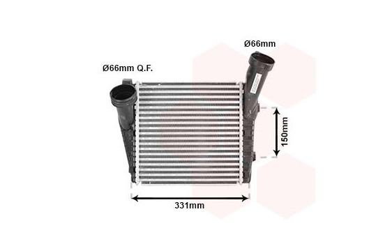 Intercooler, charger 58004235 International Radiators, Image 2