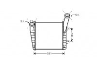 Intercooler, charger 58004263 International Radiators