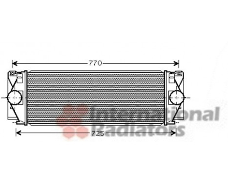Intercooler, charger 58004267 International Radiators, Image 2
