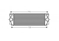 Intercooler, charger 58004267 International Radiators