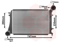 Intercooler, charger 58004268 International Radiators