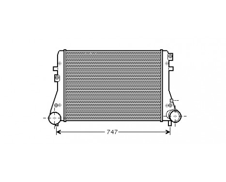 Intercooler, charger 58004306 International Radiators, Image 2