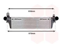 Intercooler, charger 58004313 International Radiators