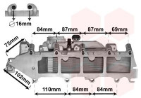 Intercooler, charger 58004357 International Radiators