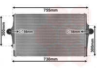 Intercooler, charger 59004136 International Radiators