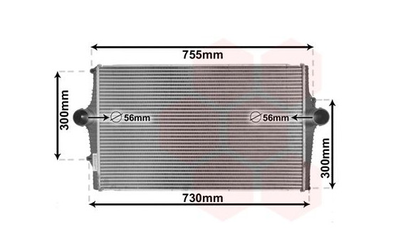 Intercooler, charger 59004136 International Radiators
