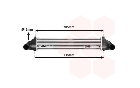 Intercooler, charger 59004164 International Radiators, Image 2
