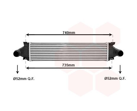 Intercooler, charger 59014703 International Radiators