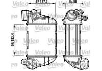 Intercooler, charger 817438 Valeo