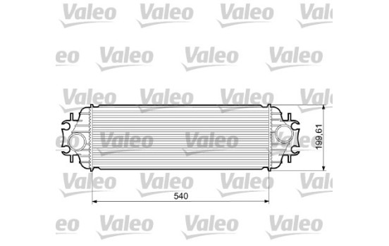 Intercooler, charger 817554 Valeo