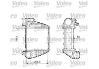 Intercooler, charger 817653 Valeo